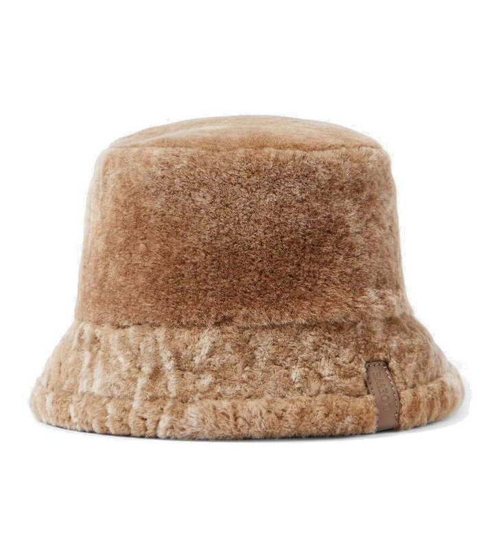 Photo: Loewe Shearling bucket hat