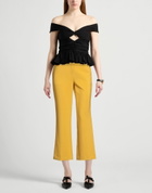 Rochas Womens Pants Marigold