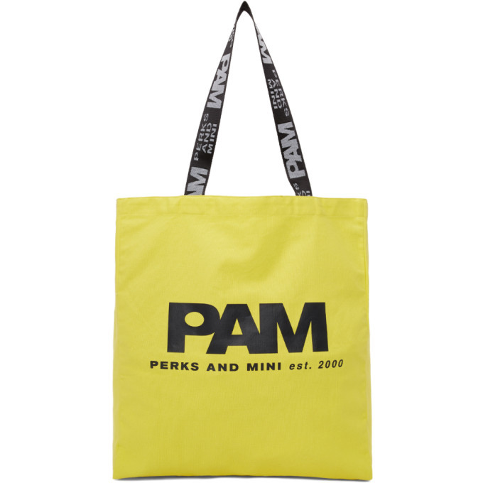 Photo: Perks and Mini SSENSE Exclusive Yellow Friends Large Tote