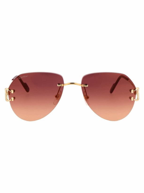 Photo: Cartier Eyewear Ct0001cs Sunglasses