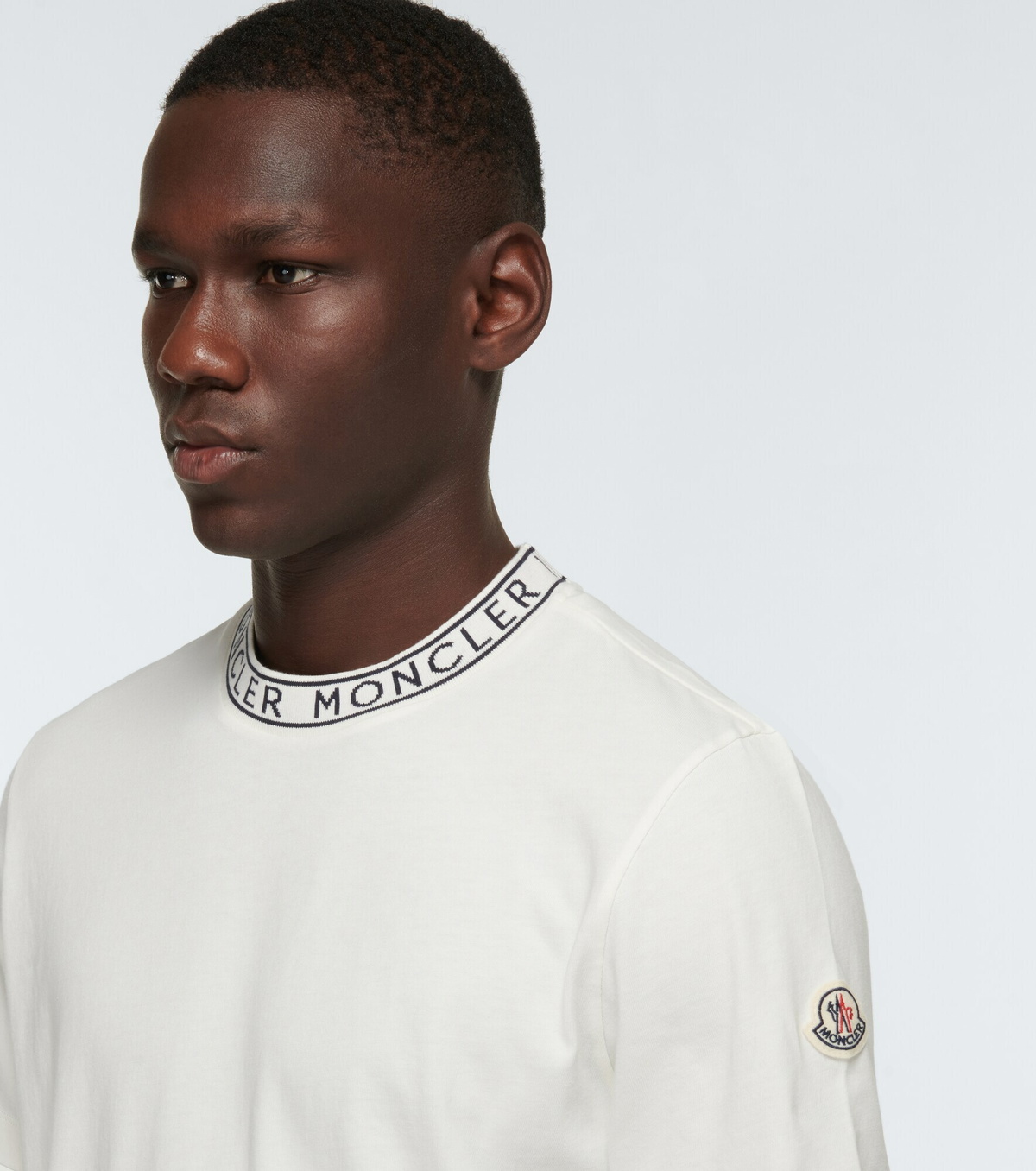 Moncler - Logo cotton jersey T-shirt Moncler