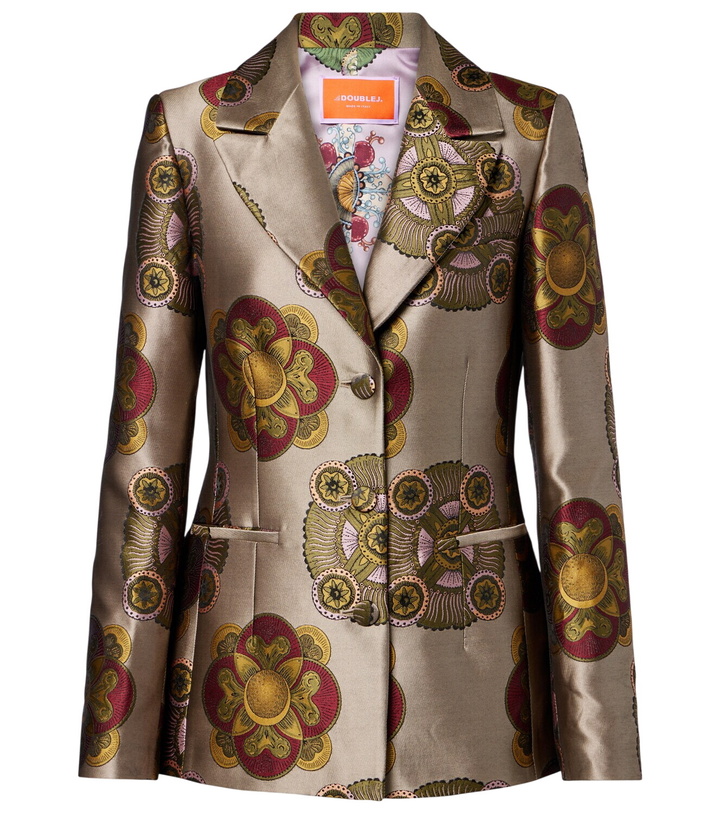 Photo: La DoubleJ 24/7 printed blazer