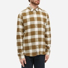 Foret Men's Dale Check Shirt in Army