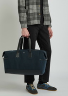 Boss Dakkar Leather-trim Canvas Holdall bag - Navy - One Size