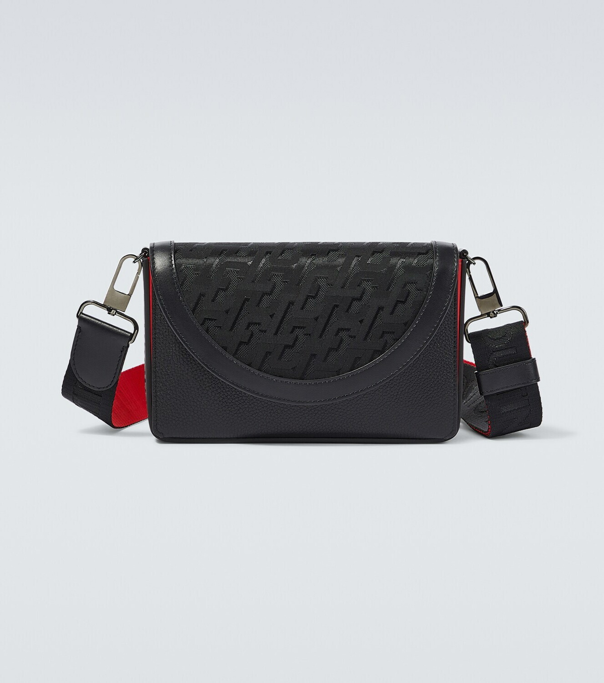 Christian Louboutin Skypouch Studded Leather Bag in Black for Men