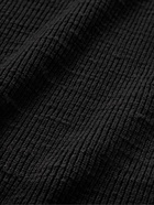 The Row - Robbie Ribbed Merino Wool Rollneck Sweater - Black