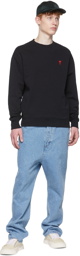 AMI Alexandre Mattiussi Black Ami de Cœur Sweatshirt