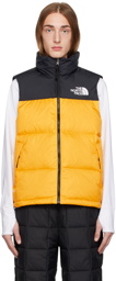 The North Face Black & Yellow 1996 Retro Nuptse Down Vest