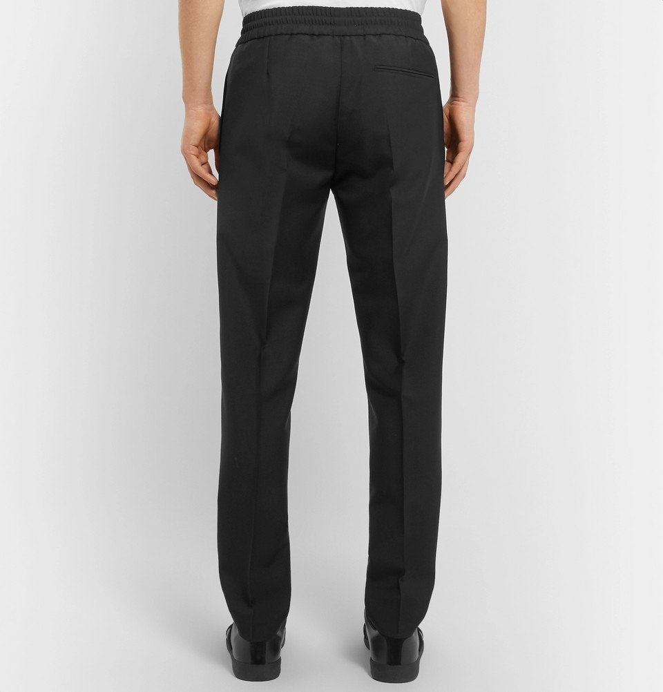 Acne Studios - Black Ryder Wool and Mohair-Blend Trousers - Men