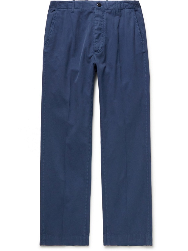 Photo: MAN 1924 - Charles Cotton-Twill Trousers - Blue