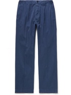 MAN 1924 - Charles Cotton-Twill Trousers - Blue