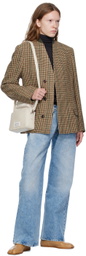 Maison Margiela Beige Logo Crossbody Bag