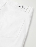 Etro - Straight-Leg Paisley-Jacquard Jeans - White
