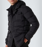 Herno Hooded down-paneled jacket