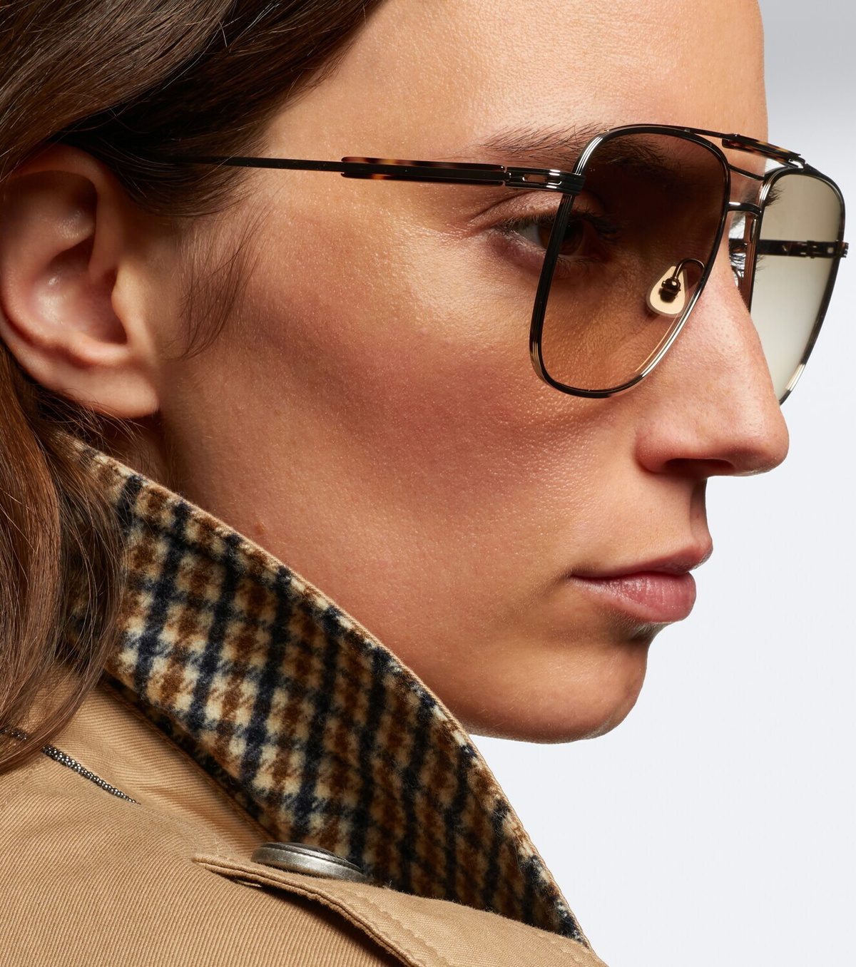 Brunello Cucinelli Sartorial Sunset aviator sunglasses