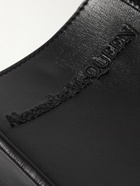 Alexander McQueen - Logo-Embroidered Leather Messenger Bag