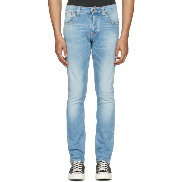 Photo: Nudie Jeans Blue Grim Tim Jeans