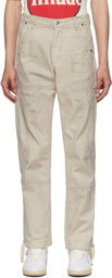 Rhude Gray Painter Trousers