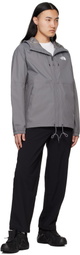 The North Face Gray Antora Rain Jacket