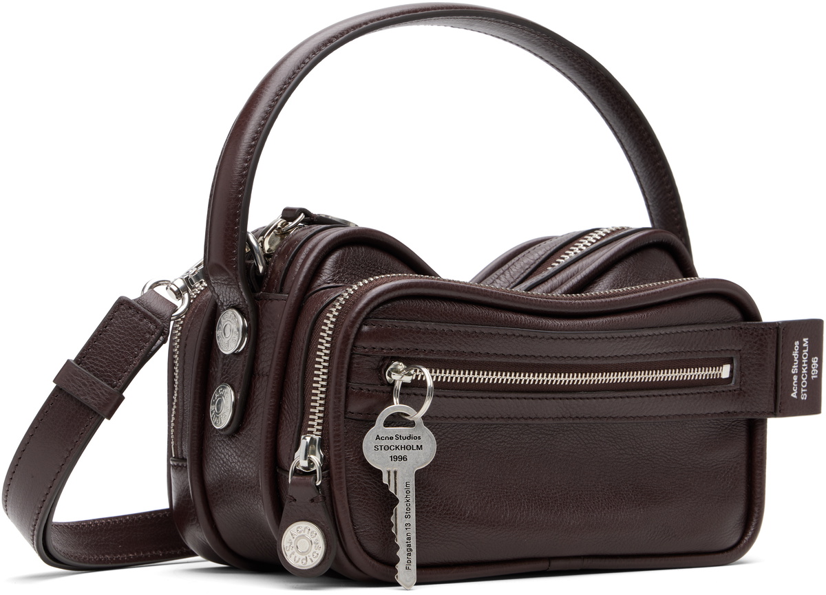 Acne Studios Brown Camero Kit Crossbody Bag