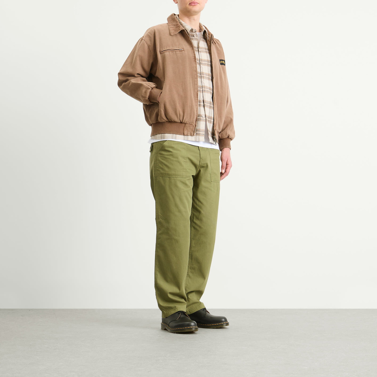 Stan Ray Men's Fat Pant in Olive Ripstop