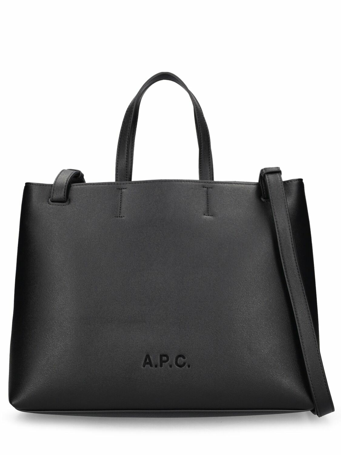 バッグ A.P.C. Leather Tote Bag Maiko shopping bag - Grained leather | A.P.C. Accessories