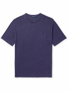 Frescobol Carioca - Carmo Linen T-Shirt - Blue
