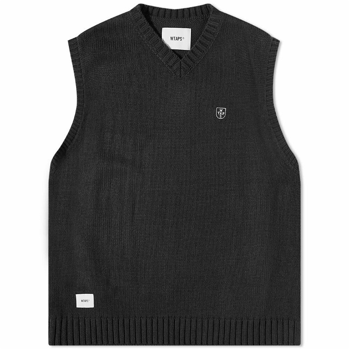 Photo: WTAPS Men's Ditch Knitted Vest in Black