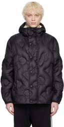 Dolce & Gabbana Black Hooded Down Jacket