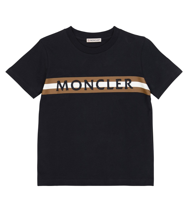 Photo: Moncler Enfant - Logo cotton T-shirt
