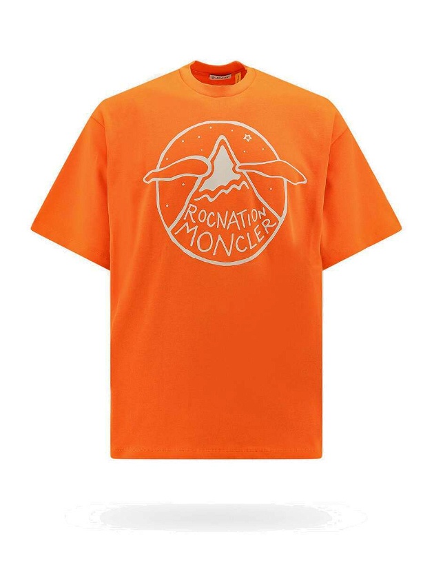 Photo: Moncler Genius   T Shirt Orange   Mens