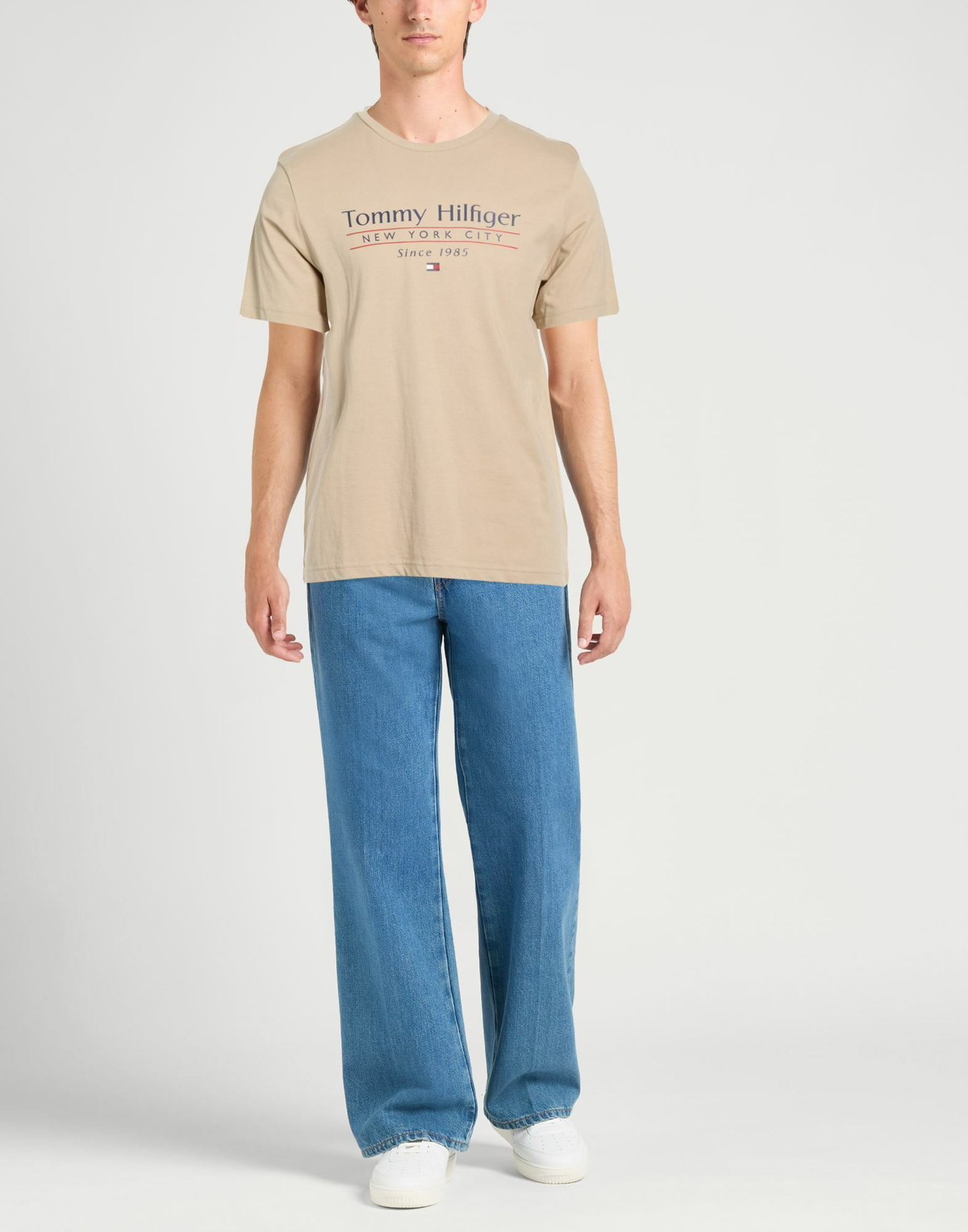 Tommy Hilfiger Mens T-shirt in Beige