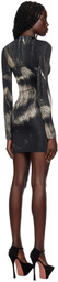 Louisa Ballou Black Helios Minidress