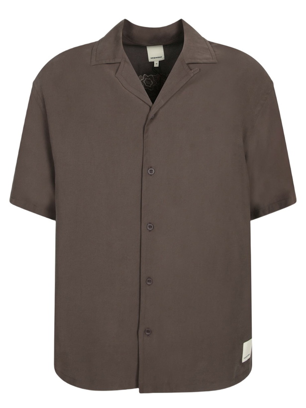 Photo: Emporio Armani Brown Cotton Shirt