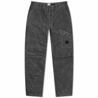 C.P. Company Men's Corduroy Loose Utility Pants in Black