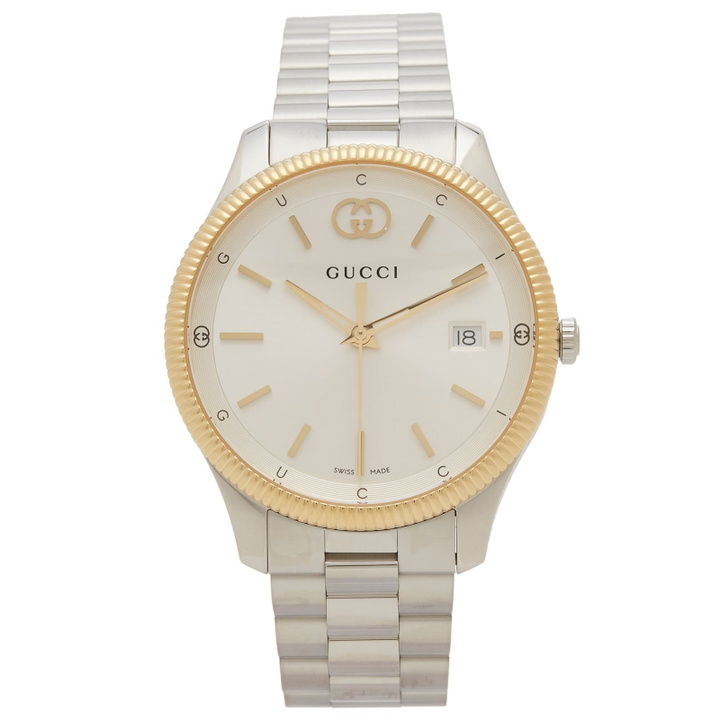 Photo: Gucci G-Timeless Watch 40mm in Silver/Gold 
