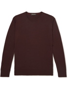 LORO PIANA - Wish Virgin Wool Sweater - Burgundy