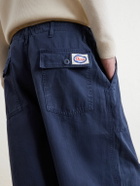 Cherry Los Angeles - Parachute Wide-Leg Herringbone Cotton Trousers - Blue