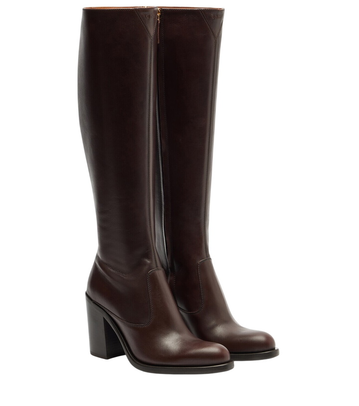 Photo: Chloé Leather knee-high boots