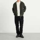 C.P. Company Men's Corduroy Lens Zip Hoodie in Dark Shadow