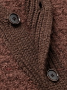 A Kind Of Guise - Ribbed-Knit Virgin Wool-Blend Cardigan - Brown