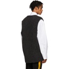 Calvin Klein 205W39NYC Grey Sleeveless V-Neck Sweater