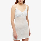 Frankies Bikinis Women's Collette Crochet Dress in White