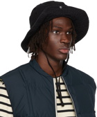 Jil Sander Black Cotton Bucket Hat