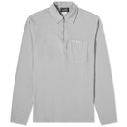 Olaf Hussein Long Sleeve Zip Polo