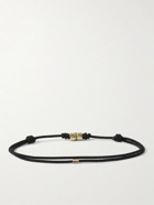 Luis Morais - Gold, Sapphire and Cord Bracelet