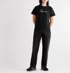 retaW - Logo-Print Cotton-Jersey T-Shirt - Black