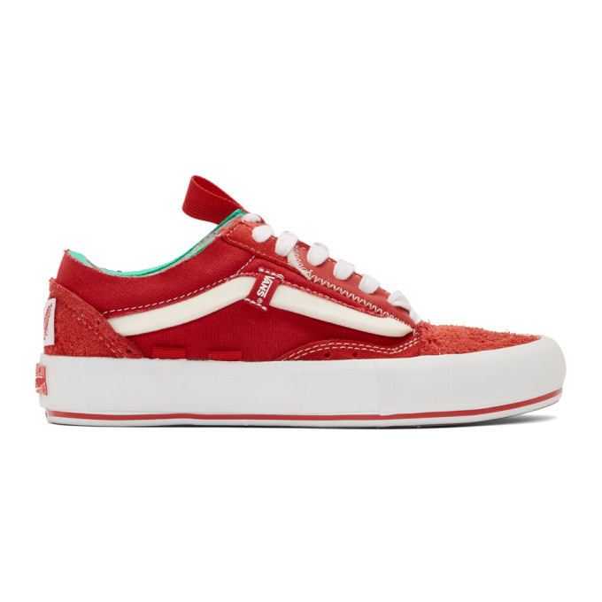 Photo: Vans Red Regrind Old Skool Cap LX Sneakers