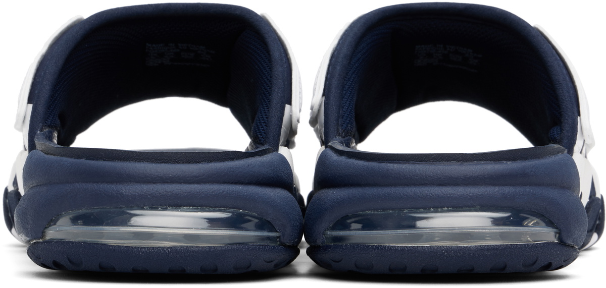 Nike Navy Air More Uptempo Pool Slides Nike