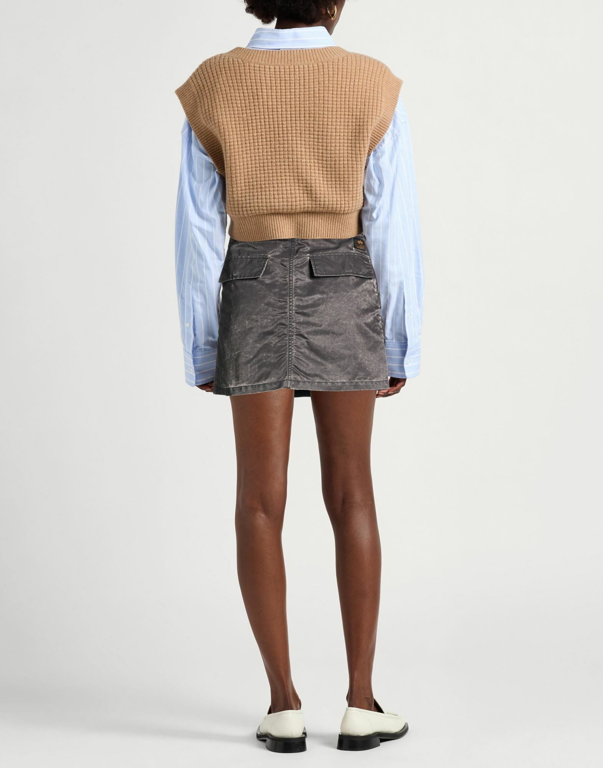 Alpha Industries Womens Mini skirt Charcoal